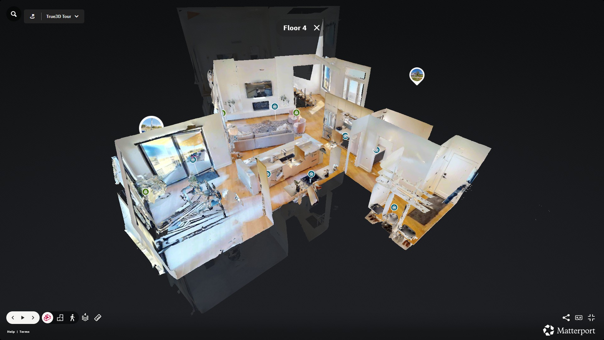 Matterport Pro 3 - 3D pohľad